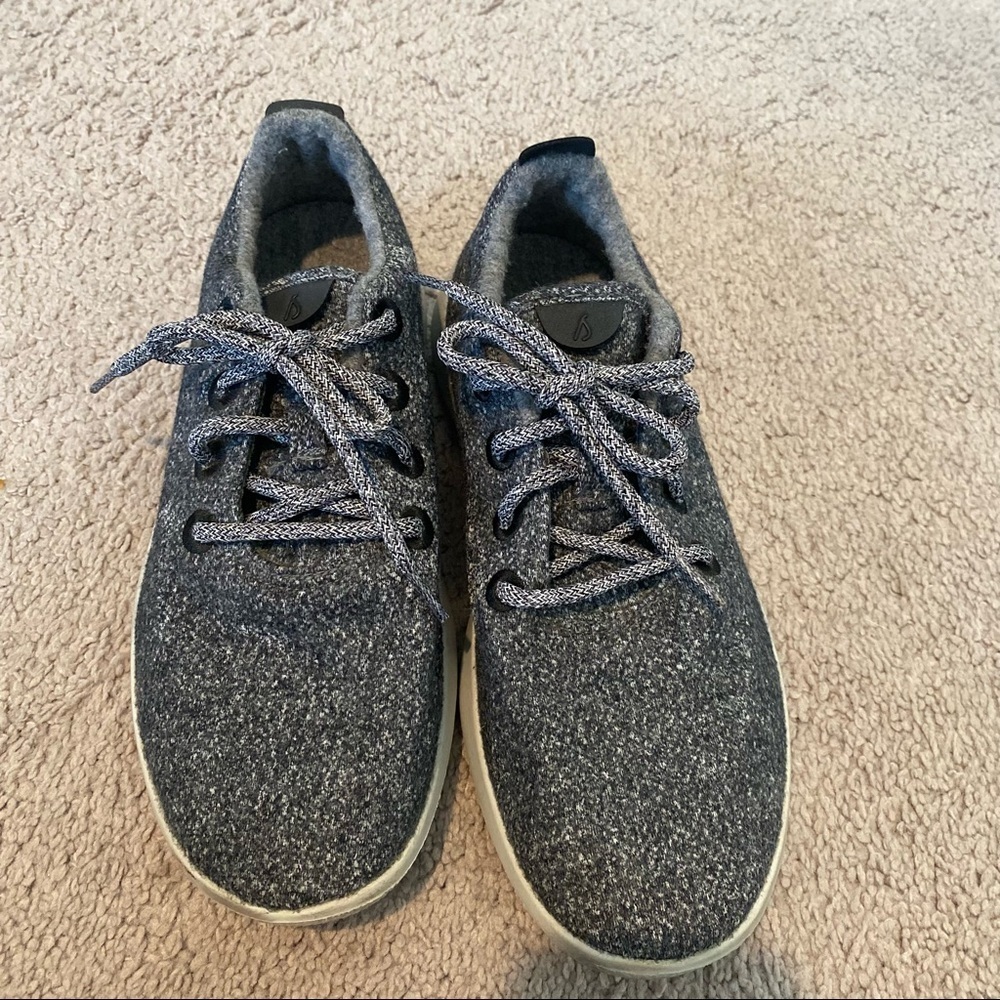 Allbirds Men's Wool Runners Natural Grey (Light Grey Sole) size 9 - Picture 1 of 6